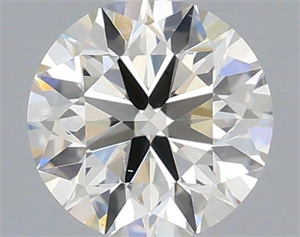 Picture of Natural Diamond 0.40 Carats, Round with Excellent Cut, I Color, VS2 Clarity and Certified by IGI
