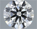 Natural Diamond 0.40 Carats, Round with Very Good Cut, I Color, VS2 Clarity and Certified by IGI