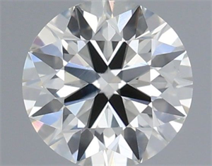 Picture of Natural Diamond 0.40 Carats, Round with Very Good Cut, I Color, VS2 Clarity and Certified by IGI