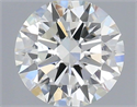 Natural Diamond 0.40 Carats, Round with Excellent Cut, I Color, SI1 Clarity and Certified by IGI