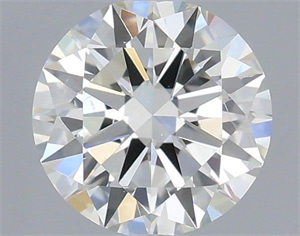 Picture of Natural Diamond 0.40 Carats, Round with Excellent Cut, I Color, SI1 Clarity and Certified by IGI