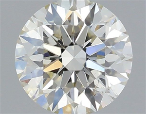 Picture of Natural Diamond 0.40 Carats, Round with Excellent Cut, I Color, SI1 Clarity and Certified by IGI