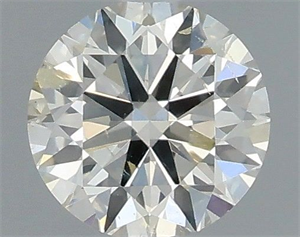 Picture of Natural Diamond 0.40 Carats, Round with Excellent Cut, I Color, SI2 Clarity and Certified by IGI