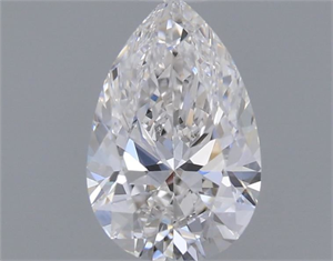 Foto Diamante Natural 0.70 quilates, De pera , Color F, claridad IF y certificado GIA de
