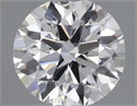 Natural Diamond 0.43 Carats, Round with Excellent Cut, D Color, I1 Clarity and Certified by GIA