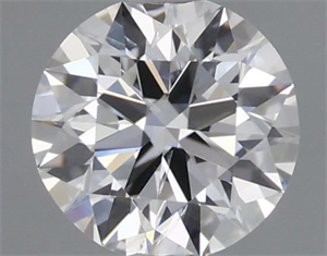 Picture of Natural Diamond 0.43 Carats, Round with Excellent Cut, D Color, I1 Clarity and Certified by GIA