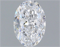 Diamante Natural 0.71 quilates, Ovalado , Color D, claridad VS2 y certificado GIA