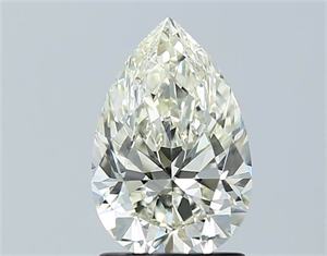 Picture of Natural Diamond 1.51 Carats, Pear with  Cut, K Color, VS1 Clarity and Certified by IGI
