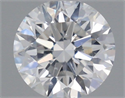 Natural Diamond 0.41 Carats, Round with Excellent Cut, F Color, I1 Clarity and Certified by GIA
