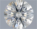 Natural Diamond 0.70 Carats, Round with Excellent Cut, L Color, I1 Clarity and Certified by IGI