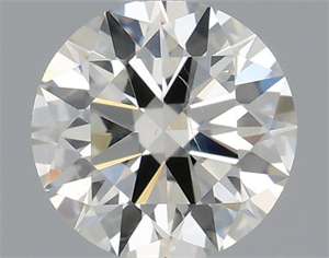 Picture of Natural Diamond 0.40 Carats, Round with Excellent Cut, I Color, SI2 Clarity and Certified by IGI
