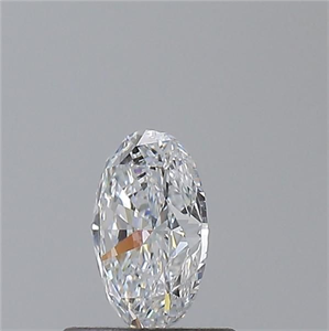 Picture of Natural Diamond 0.60 Carats, Oval with  Cut, D Color, VVS2 Clarity and Certified by GIA