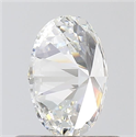 Natural Diamond 0.60 Carats, Oval with  Cut, F Color, VS2 Clarity and Certified by GIA