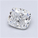 Natural Diamond 1.01 Carats, Cushion with  Cut, D Color, VS1 Clarity and Certified by GIA