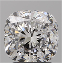 Diamante Natural 2.25 quilates, Del cojín , Color E, claridad SI2 y certificado GIA