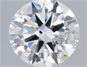 Natural Diamond 0.49 Carats, Round with Very Good Cut, I Color, I1 Clarity and Certified by GIA