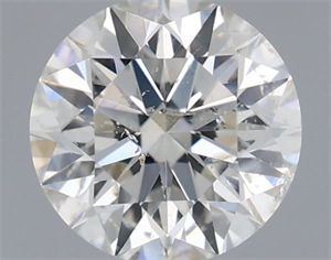 Picture of Natural Diamond 0.42 Carats, Round with Excellent Cut, J Color, I1 Clarity and Certified by GIA