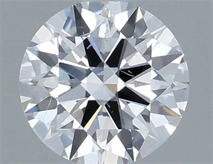 Picture of Natural Diamond 0.40 Carats, Round with Excellent Cut, D Color, SI1 Clarity and Certified by IGI