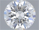 Diamante Natural 0.43 quilates, Redondo , Color F, claridad VVS2 y certificado GIA
