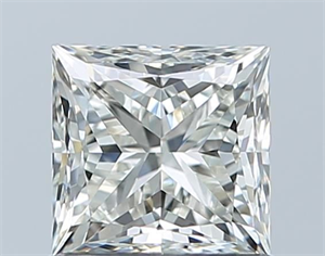 Picture of Natural Diamond 1.00 Carats, Princess with  Cut, H Color, VVS1 Clarity and Certified by IGI
