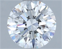 Natural Diamond 1.00 Carats, Round with Excellent Cut, F Color, SI1 Clarity and Certified by IGI