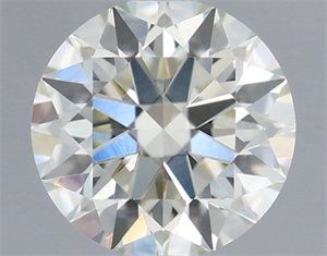 Picture of Natural Diamond 0.74 Carats, Round with Excellent Cut, K Color, IF Clarity and Certified by IGI