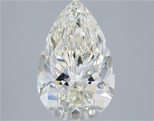 Foto Diamante Natural 3.01 quilates, De pera , Color H, claridad VVS2 y certificado IGI de