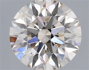 Picture of Natural Diamond 0.43 Carats, Round with Excellent Cut, K Color, VS2 Clarity and Certified by IGI