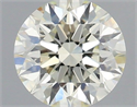 Natural Diamond 0.43 Carats, Round with Excellent Cut, K Color, VS2 Clarity and Certified by IGI