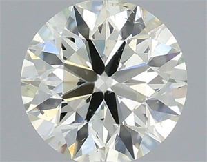 Picture of Natural Diamond 0.40 Carats, Round with Excellent Cut, K Color, SI1 Clarity and Certified by IGI