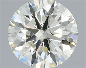 Picture of Natural Diamond 0.41 Carats, Round with Excellent Cut, L Color, VS2 Clarity and Certified by IGI