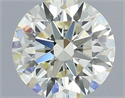 Natural Diamond 0.40 Carats, Round with Excellent Cut, L Color, VS2 Clarity and Certified by IGI
