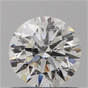 Natural Diamond 0.71 Carats, Round with Excellent Cut, F Color, SI2 Clarity and Certified by IGI