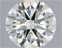 Natural Diamond 0.40 Carats, Round with Excellent Cut, L Color, SI1 Clarity and Certified by IGI