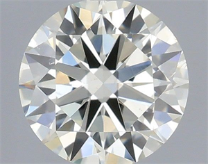 Picture of Natural Diamond 0.40 Carats, Round with Excellent Cut, L Color, SI1 Clarity and Certified by IGI