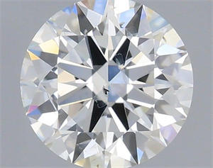 Picture of Natural Diamond 0.50 Carats, Round with Excellent Cut, G Color, SI2 Clarity and Certified by IGI