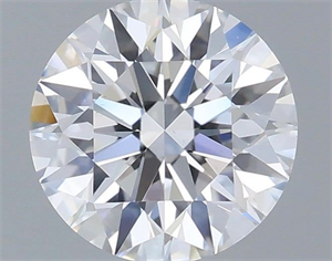 Picture of Natural Diamond 0.52 Carats, Round with Excellent Cut, E Color, VS1 Clarity and Certified by IGI