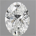 Natural Diamond 4.01 Carats, Oval with  Cut, E Color, SI2 Clarity and Certified by GIA