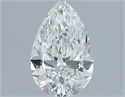 Natural Diamond 0.40 Carats, Pear with  Cut, F Color, VS2 Clarity and Certified by GIA