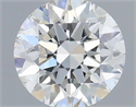 Natural Diamond 0.51 Carats, Round with Excellent Cut, E Color, SI2 Clarity and Certified by IGI
