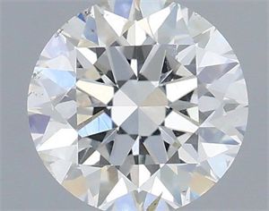 Picture of Natural Diamond 0.51 Carats, Round with Excellent Cut, E Color, SI2 Clarity and Certified by IGI
