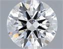 Natural Diamond 0.50 Carats, Round with Excellent Cut, F Color, VS2 Clarity and Certified by IGI