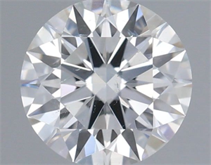 Foto Diamante Natural 0.58 quilates, Redondo , Color F, claridad SI1 y certificado IGI de