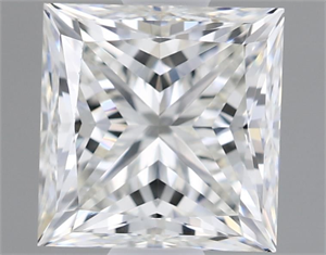Picture of Natural Diamond 1.29 Carats, Princess with  Cut, H Color, VS1 Clarity and Certified by IGI