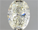 Diamante Natural 1.30 quilates, Ovalado , Color J, claridad IF y certificado IGI