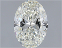 Natural Diamond 1.26 Carats, Oval with  Cut, J Color, VVS1 Clarity and Certified by GIA