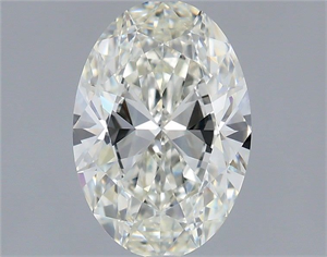 Picture of Natural Diamond 1.26 Carats, Oval with  Cut, J Color, VVS1 Clarity and Certified by GIA