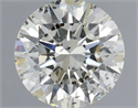 Natural Diamond 1.01 Carats, Round with Excellent Cut, J Color, I1 Clarity and Certified by IGI