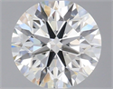 Natural Diamond 0.50 Carats, Round with Excellent Cut, G Color, VS2 Clarity and Certified by IGI