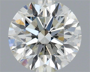 Picture of Natural Diamond 0.50 Carats, Round with Excellent Cut, H Color, SI1 Clarity and Certified by IGI